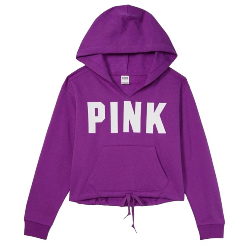 Victoria Secret Pink New Couture Fuchsia Pullover Sans Logo